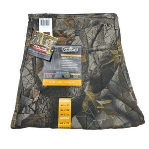 Carhartt Work Camo Dungaree Fit Pants Mens 44X32 B158‎ CMO Camo NWT Hardwoods